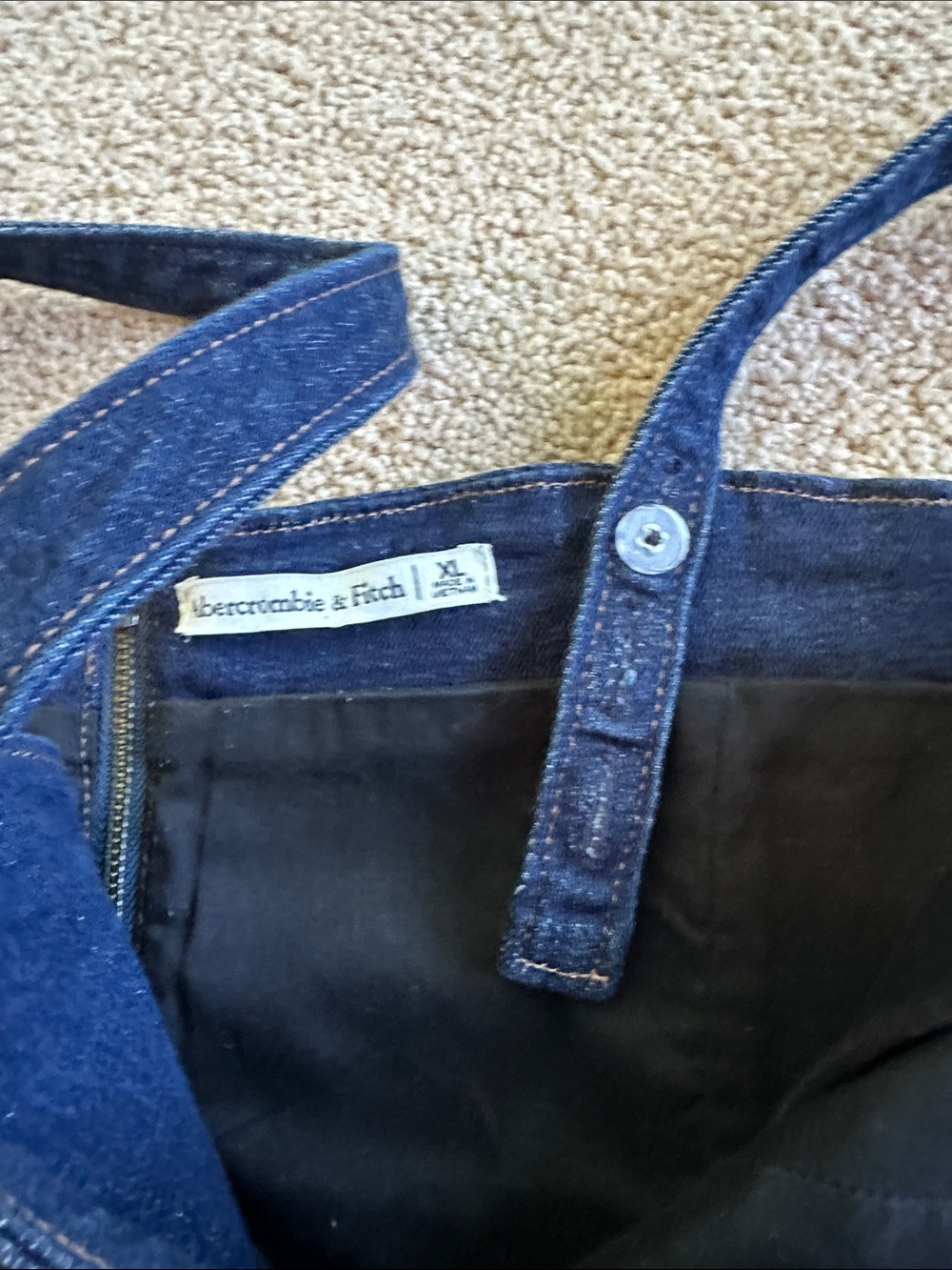 Abercrombie & Fitch bubble hem denim dress - Picture 8 of 15